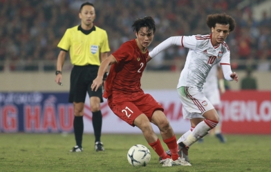 'Quái vật' tuyến giữa của UAE trở lại trong trận gặp Việt Nam