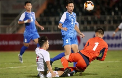 U19 Mông Cổ đánh bại U19 Guam sau trận cầu mưa bàn thắng