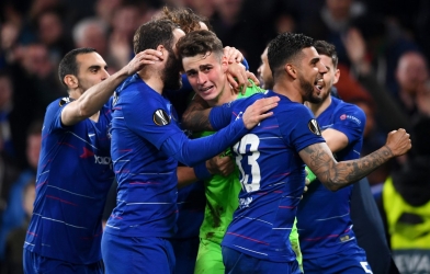 VIDEO: Dàn sao Chelsea ăn mừng sau thắng lợi ở Europa League