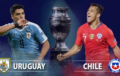 Xem trực tiếp Chile vs Uruguay - Copa America 2019 ở đâu?