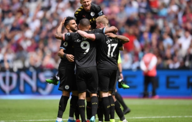 Man City vùi dập West Ham bằng chiến thắng 5 sao