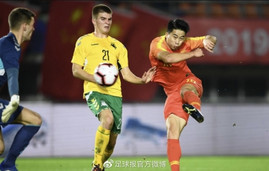 U22 Trung Quốc đánh bại đội nhược tiểu châu Âu