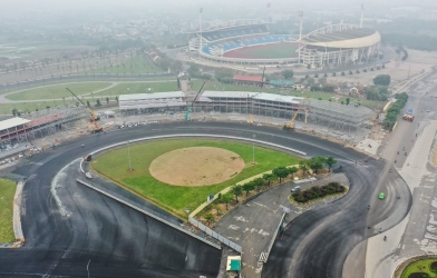 Đường đua F1 Việt Nam bước vào giai đoạn hoàn thiện