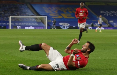 Bruno Fernandes lập cú đúp, MU đại thắng Brighton