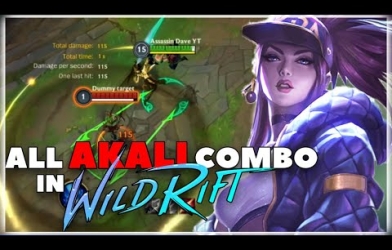 Hướng dẫn combo Akali trong LMHT Tốc Chiến cực đỉnh