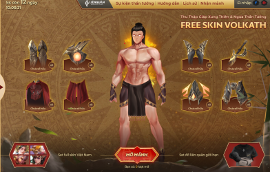 Sự kiện Liên Quân: Game thủ nhận trang phục S+ miễn phí