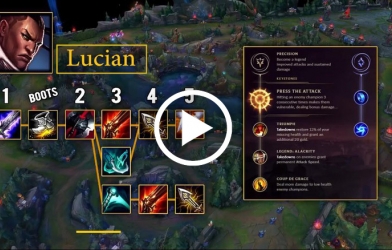 LMHT: Hướng dẫn nâng bảng ngọc và cách lên trang bị của các xạ thủ bản 8.21