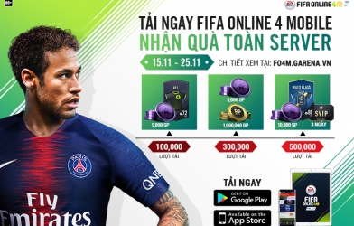 Chính thức FIFA Online 4 Mobile ra mắt Open Beta từ ngày 15/11