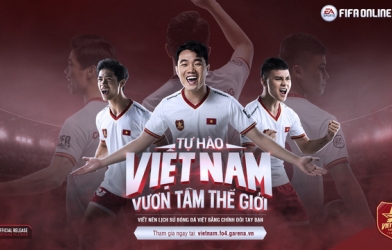 Quang Hải - Xuân Trường - Công Phượng chính thức có mặt trong FIFA Online 4 Việt Nam