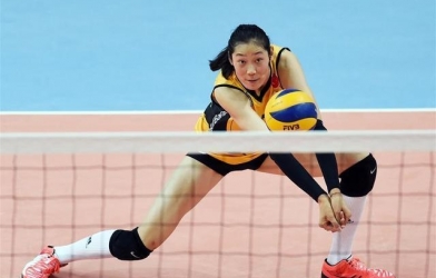 Zhuting nhận băng đội trưởng bóng chuyền quốc gia Trung Quốc