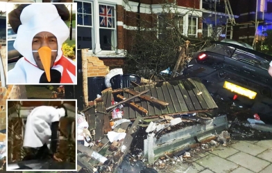 Sao NHA lái siêu xe chục tỉ đâm nát nhà hàng xóm