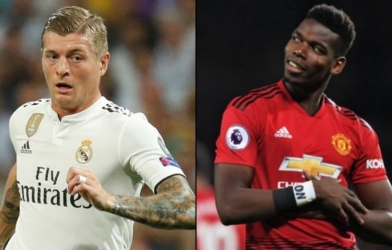 Chuyển nhượng tối 3/1: Real đem Kroos để đổi lấy Pogba