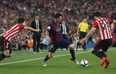 VIDEO: Siêu phẩm solo của Messi vào lưới Athletic Bilbao