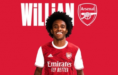 CHÍNH THỨC: Willian gia nhập Arsenal