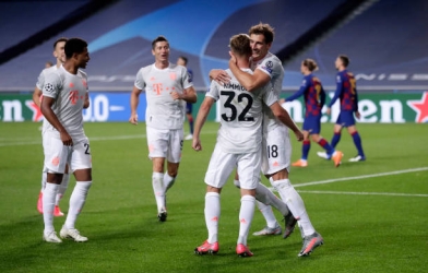 Bayern hủy diệt Barca trong trận cầu 10 bàn thắng
