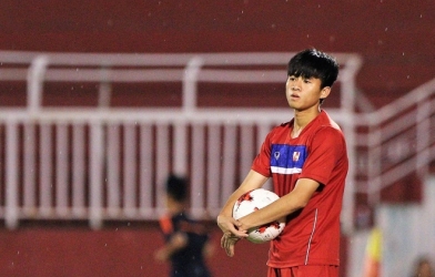 Thanh Hậu bị nhắc nhở trong buổi tập của U20 Việt Nam