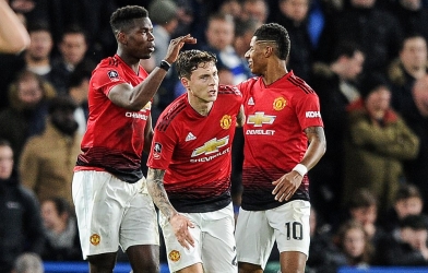 Chùm ảnh: Thắng lợi thuyết phục 2-0 của MU trước Chelsea