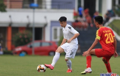 Dàn sao U22 VN của Hà Nội hoà đáng tiếc trước Nam Định