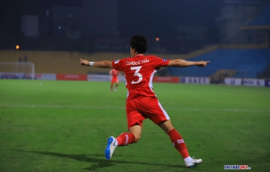 Quế Ngọc Hải trở lại ấn tượng giúp Viettel có trận thắng đầu tiên