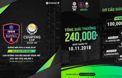 FO4: Việt Nam có cơ hội thi đấu tại giải vô địch thế giới của FIFA Global Series