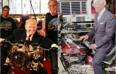 So sánh phong cách chơi xe của Joe Biden và Donald Trump