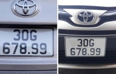 Bấm được biển số 'khủng', chủ xe Toyota Vios rao bán hơn 800 triệu đồng