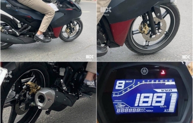Lộ ảnh Yamaha Exciter 155 VVA chạy thử, nhiều chi tiết gây bất ngờ