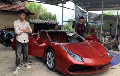 2K Quảng Ninh tự chế Ferrari 488 GTB “gây sốt” cộng đồng mạng