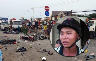Rùng mình nghe nhân chứng kể lại giây phút tai nạn thảm khốc ở Long An