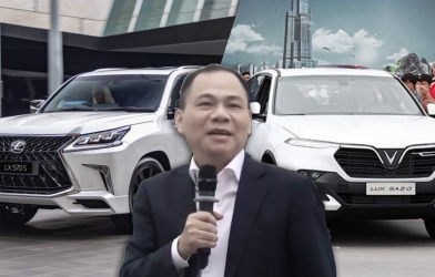Tỉ phú Phạm Nhật Vượng sẽ bỏ Lexus LX570 để đi VinFast Lux SA 2.0
