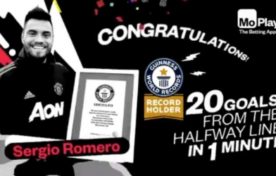 VIDEO: Romero lập kỷ lục Guinness thế giới