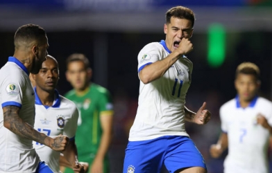 Coutinho tỏa sáng, Brazil thắng tưng bừng ngày ra quân Copa America