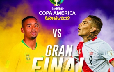 Lịch thi đấu Chung kết Copa America: Brazil đại chiến Peru