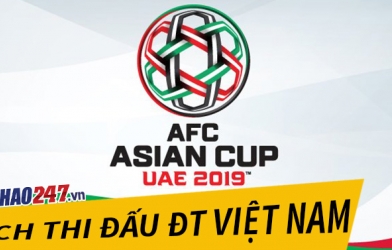 Lịch thi đấu Vòng loại Asian Cup 2019 của ĐT Việt Nam