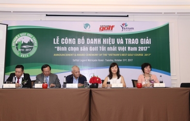 Kết thúc cuộc bình chọn sân golf tốt nhất Việt Nam 2017