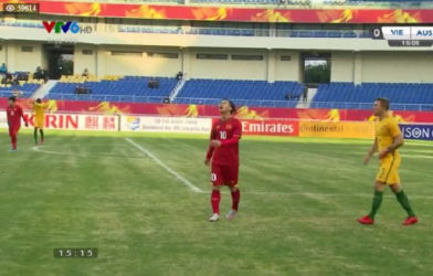 Công Phượng bỏ lỡ cơ hội mở tỷ số cho U23 Việt Nam