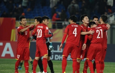 Đội hình ra sân của U23 Việt Nam đấu U23 Qatar