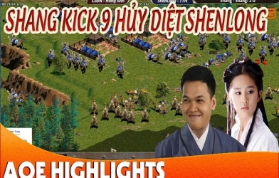 Video: AOE Việt Nam hủy diệt Trung Quốc bằng một bài Shang kick 9