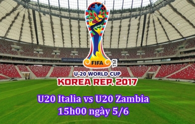 Kết quả U20 Italia vs U20 Zambia: Kịch bản bất ngờ