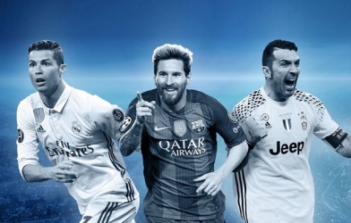 UEFA công ĐHTB cúp C1 2016/17: Real góp đến 8 cái tên