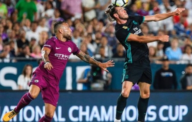 Thi đấu vượt trội, Man City thắng đậm Real tại ICC 2017