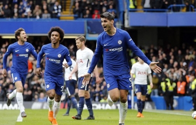 Morata tỏa sáng, Chelsea vẫn thua ‘muối mặt’ Tottenham