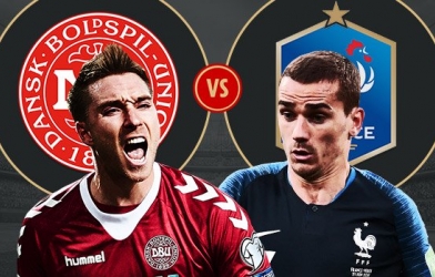 Dự đoán kết quả, tỉ số Pháp vs Đan Mạch, 21h00 ngày 26/6
