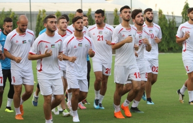 U23 Palestine phô diễn lợi thế trong buổi tập đầu tại Việt Nam