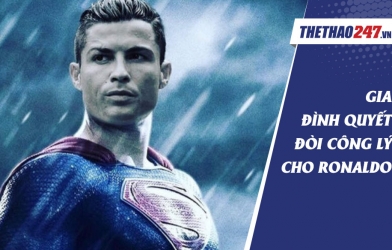 Gia đình ví Cristiano Ronaldo như siêu nhân để đòi công lý