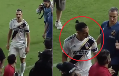 VIDEO: Zlatan Ibrahimovic hành động tục tĩu tại MLS