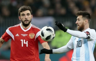 Kết quả bóng đá hôm nay: Argentina thắng nhọc Nga