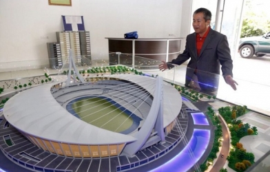 Nước láng giềng Việt Nam xây sân vận động lớn thứ 2 Châu Á