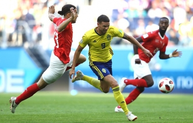 Đánh bại Thụy Sĩ, ĐT Thụy Điển giành vé vào tứ kết WC 2018