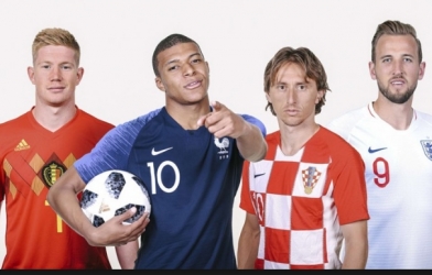 Lịch thi đấu World Cup 2018 thứ 5 ngày 12/7